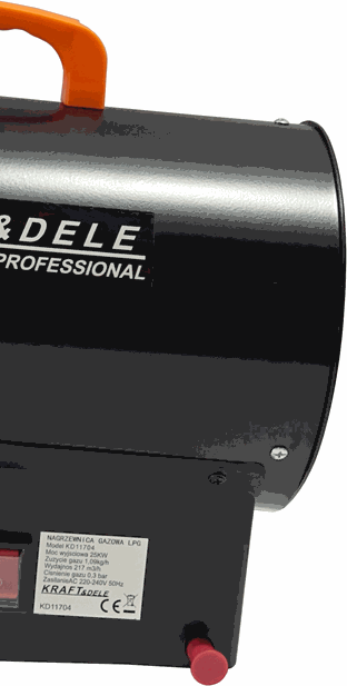 KRAFT&DELE gaasisoojendi 25 kW KD11704
