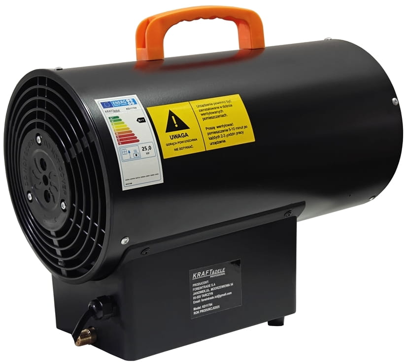 KRAFT&DELE gaasisoojendi 25 kW KD11704