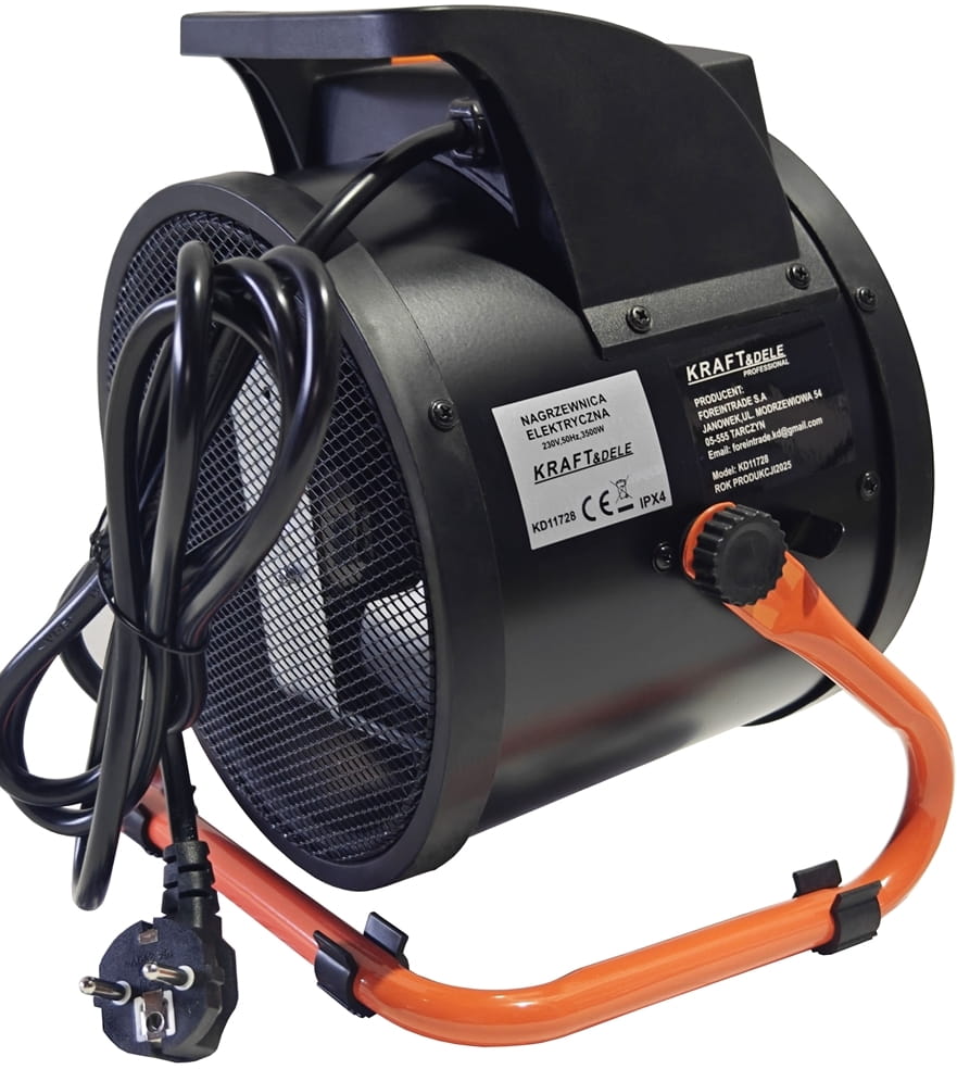 Electric fan heater 3.5kW 230V KD11728