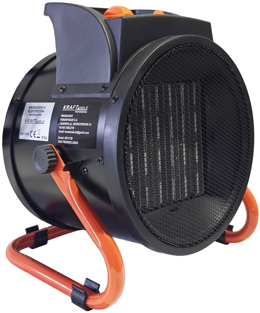 Electric fan heater 3.5kW 230V KD11728