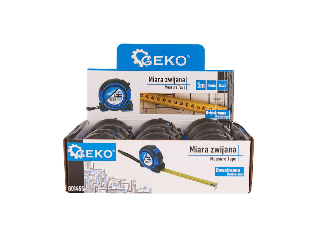 Measuring Tape Double-Sided 5 m x 19 mm GEKO