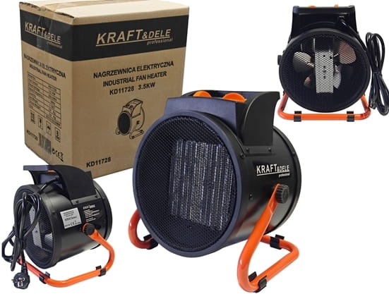 Electric fan heater 3.5kW 230V KD11728