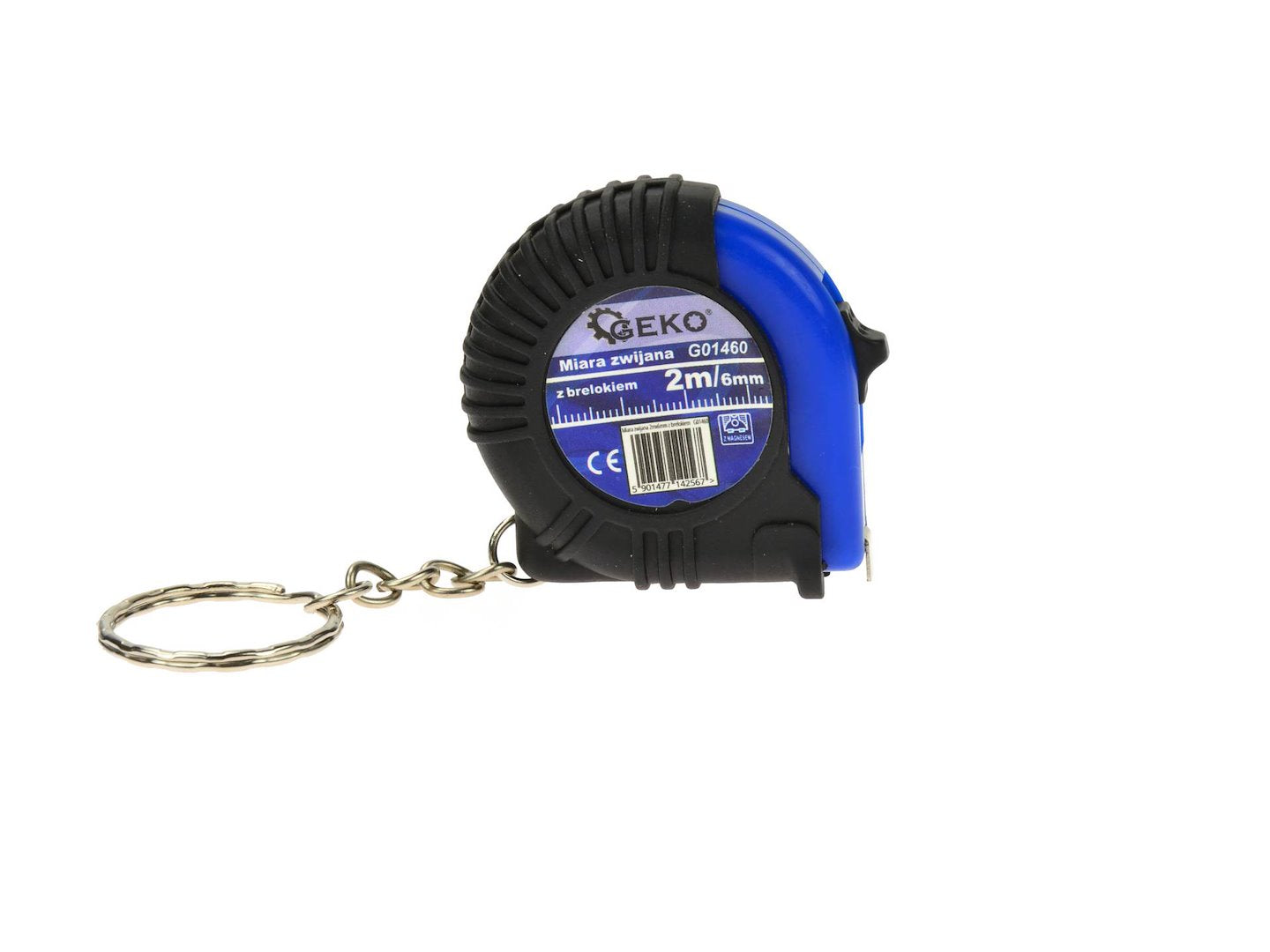 Measuring Tape 2 m x 6 mm with Keyring GEKO