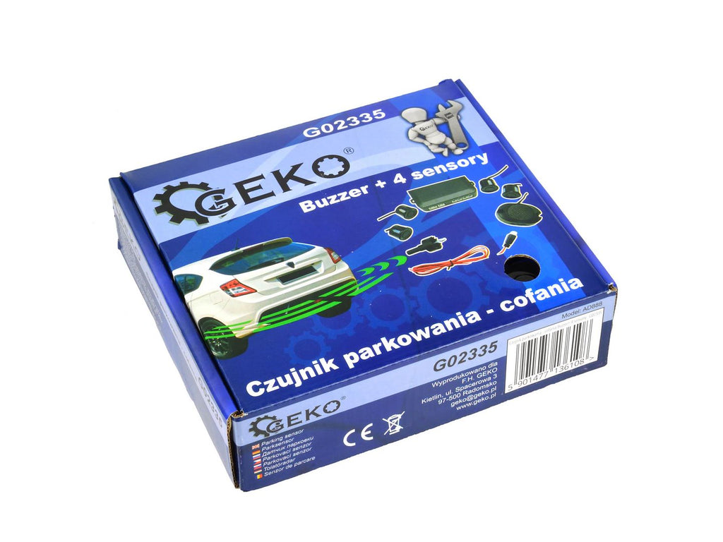Buzzer Parking Sensor System with 4 Sensors