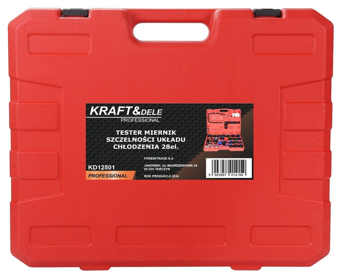 TESTER COOLING SYSTEM LEAKAGE METER 28pcs. KD12501
