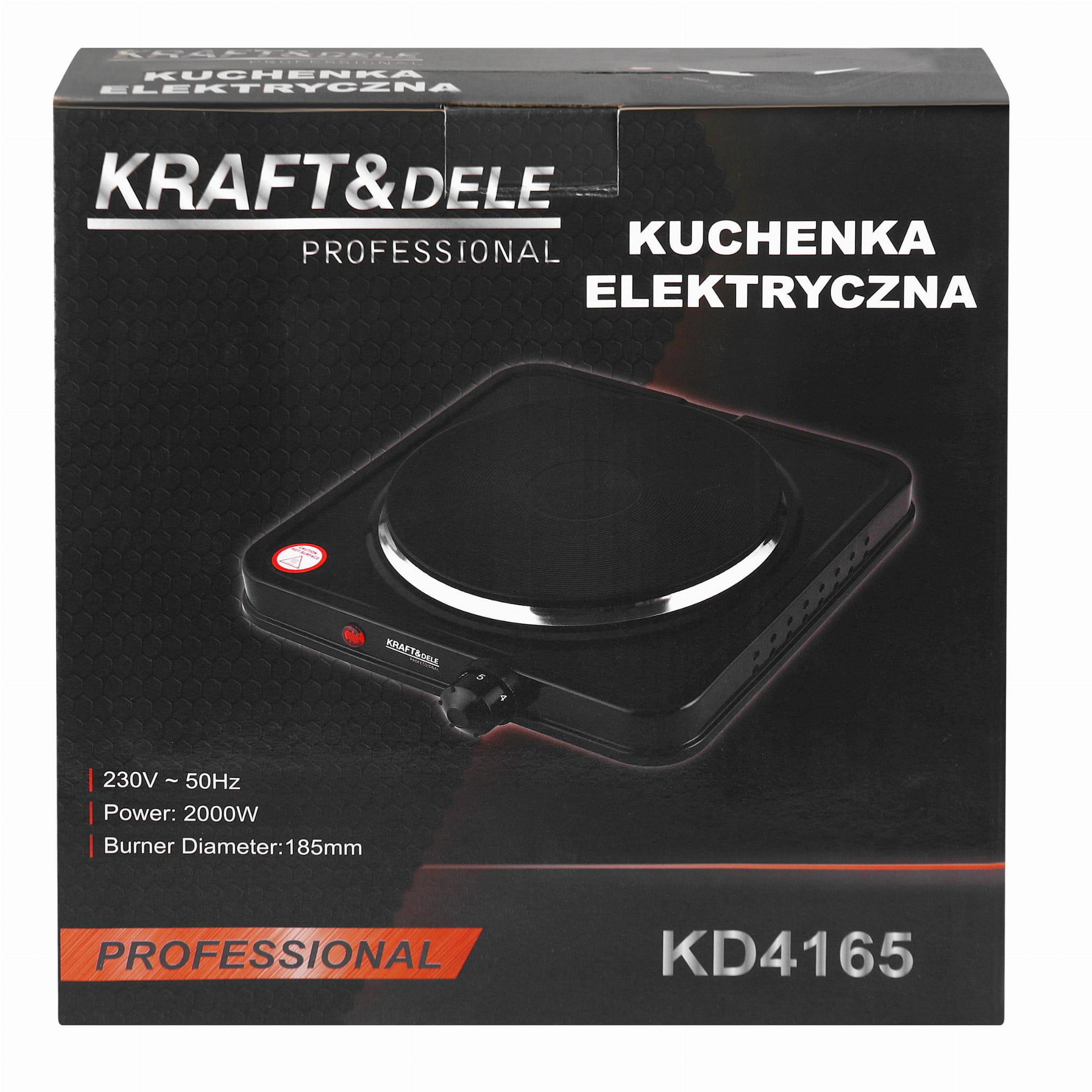 Electric stove 2000W 185mm KD4165