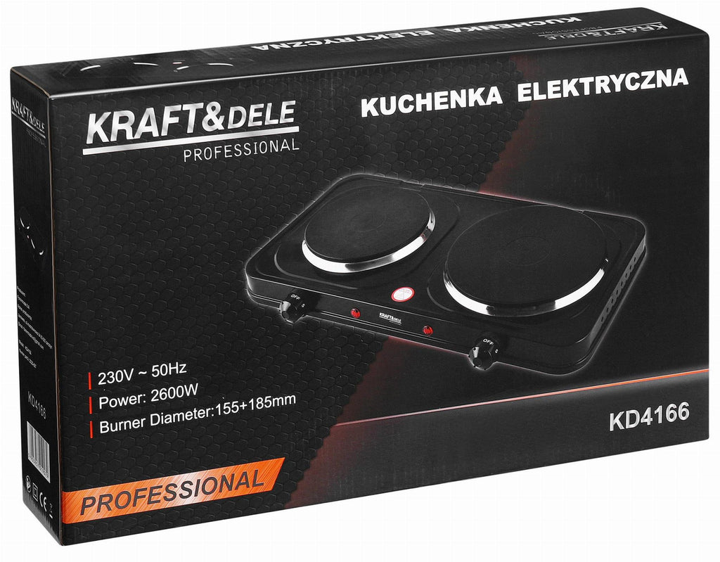 Electric stove 2600W 155+185mm KD4166