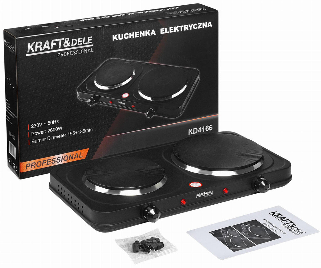 Electric stove 2600W 155+185mm KD4166