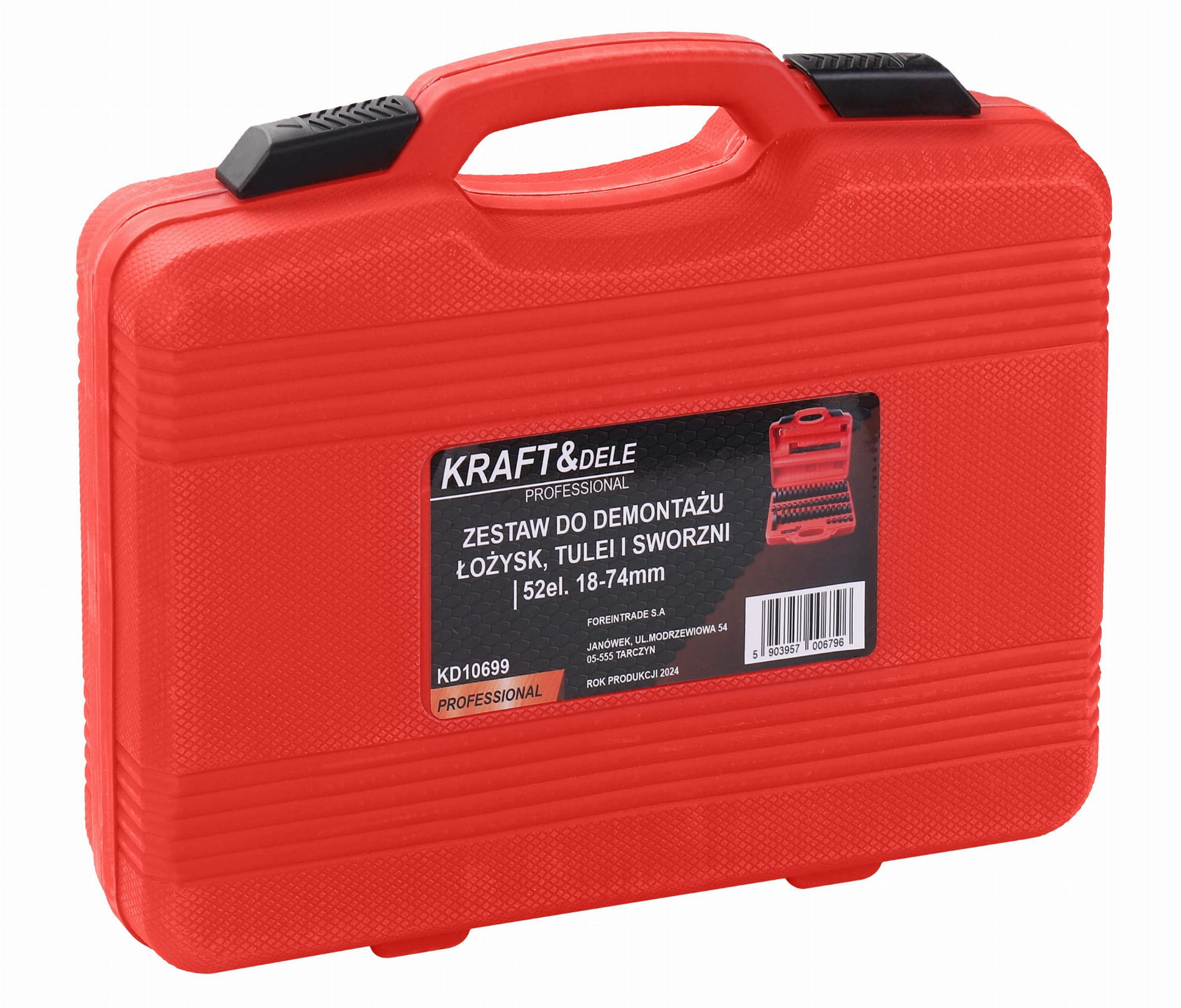 Laagrite, puks- ja tihvti eemaldamise komplekt 52 tk. KD10699