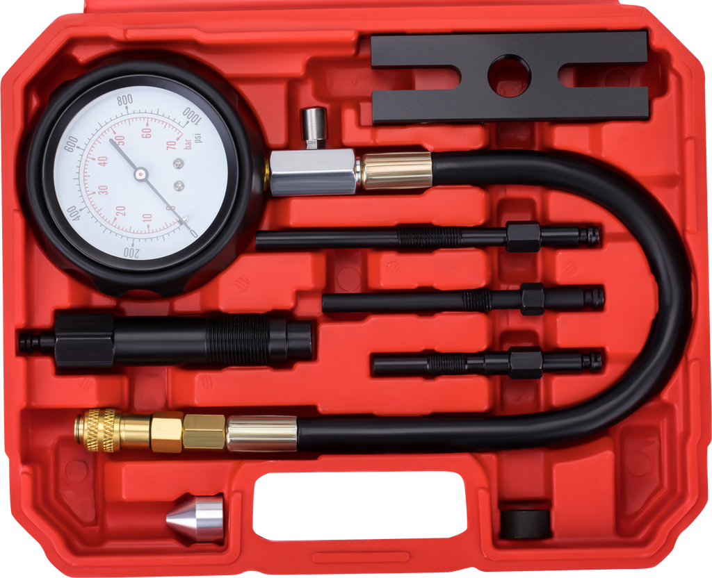 TESTER COMPRESSION PRESSURE METER - COMPRESSION - DIESEL 0-70 BAR MAX FULL KD12516