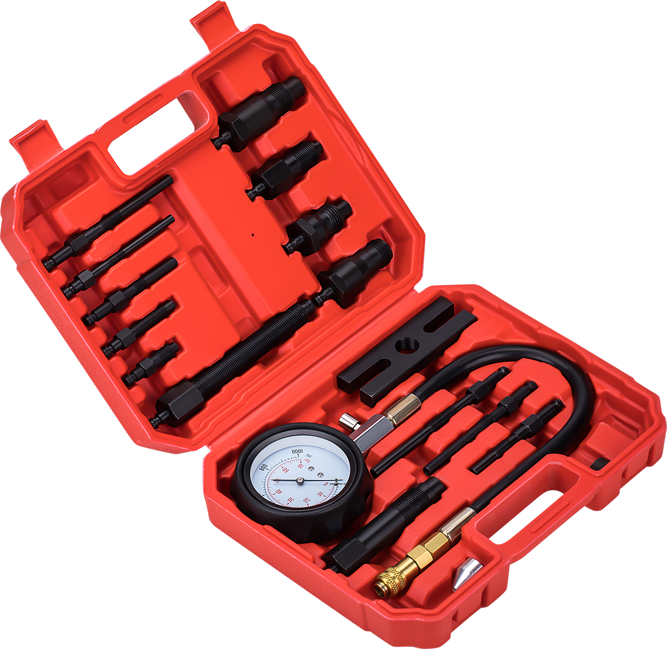 TESTER COMPRESSION PRESSURE METER - COMPRESSION - DIESEL 0-70 BAR MAX FULL KD12516