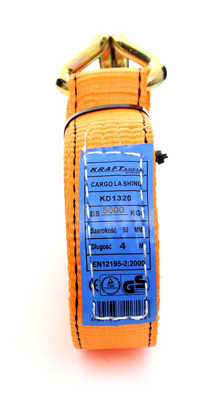 KRAFT&DELE ühepunkti transpordirihm 4 m × 50 mm, 5 t KD1320