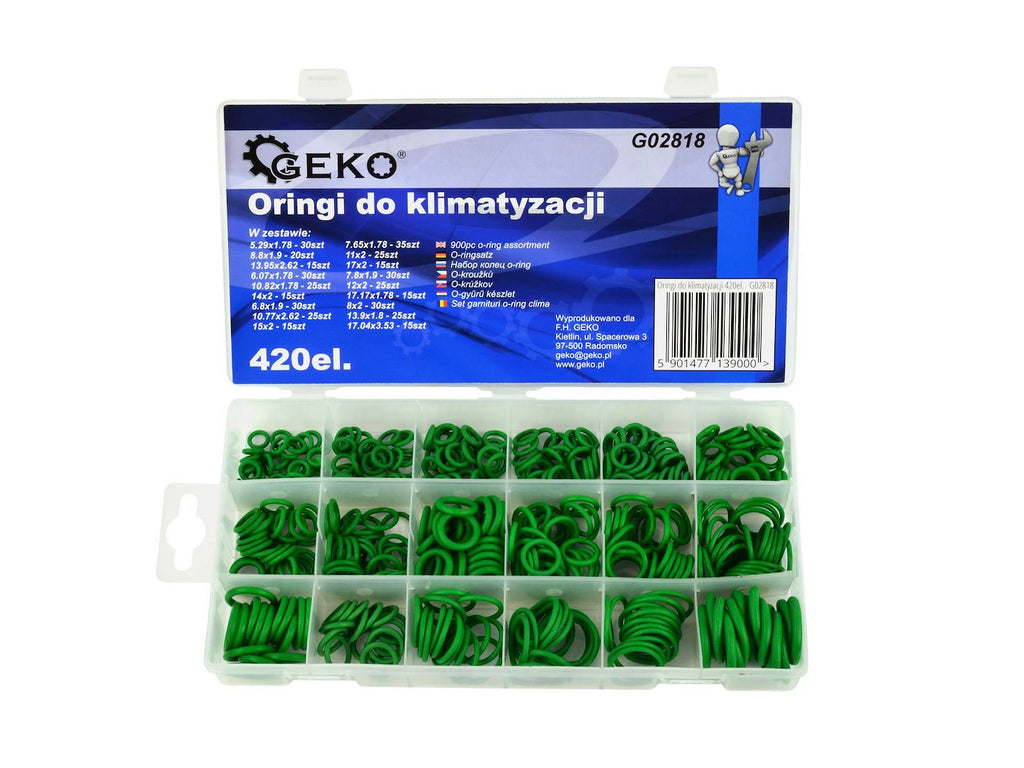 Cooling System O-ring Set, 420 pcs