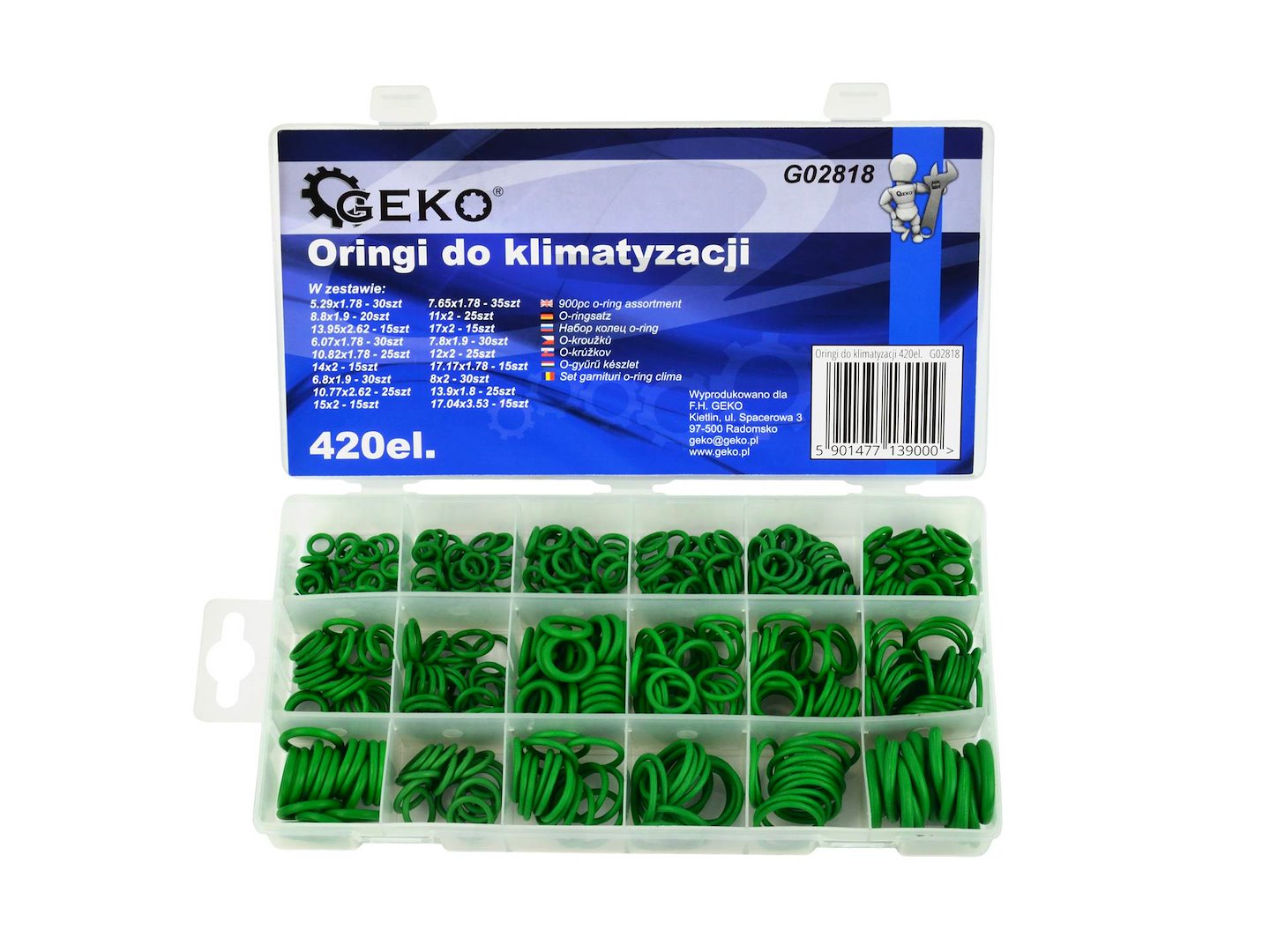 Cooling System O-ring Set, 420 pcs