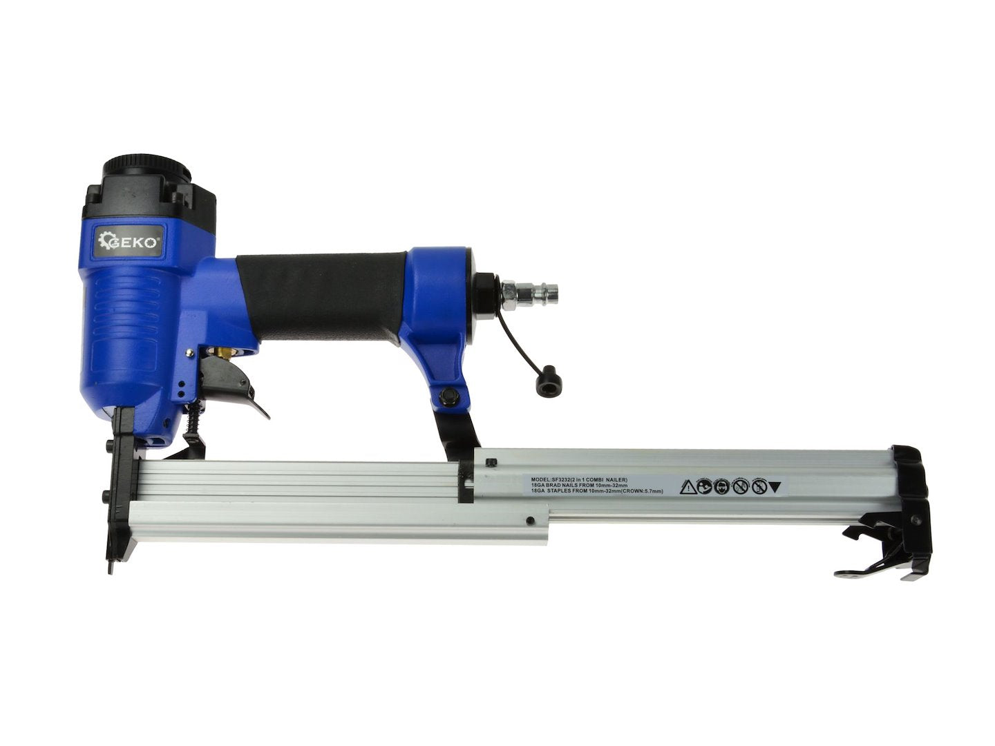 2-in-1 Pneumatic Air Nail and Staple Gun 10-32 mm / GA18-5.7 mm