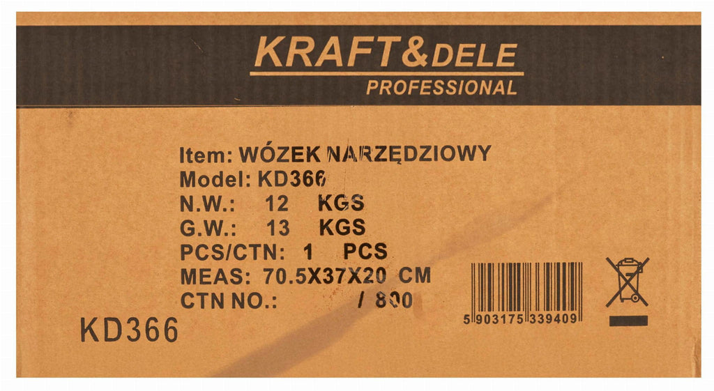 Workshop trolley KD366 (A27)