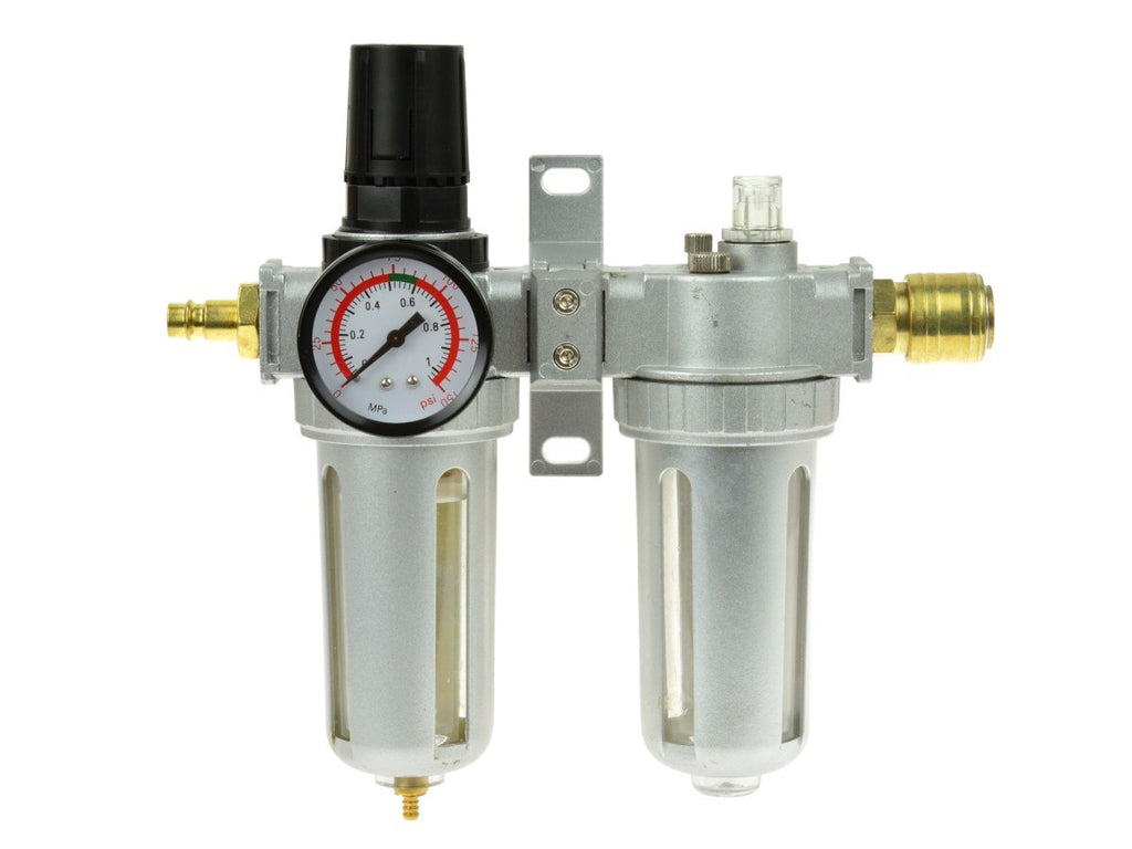 Air Filter, Regulator & Lubricator 1/2" NPT with Gauge