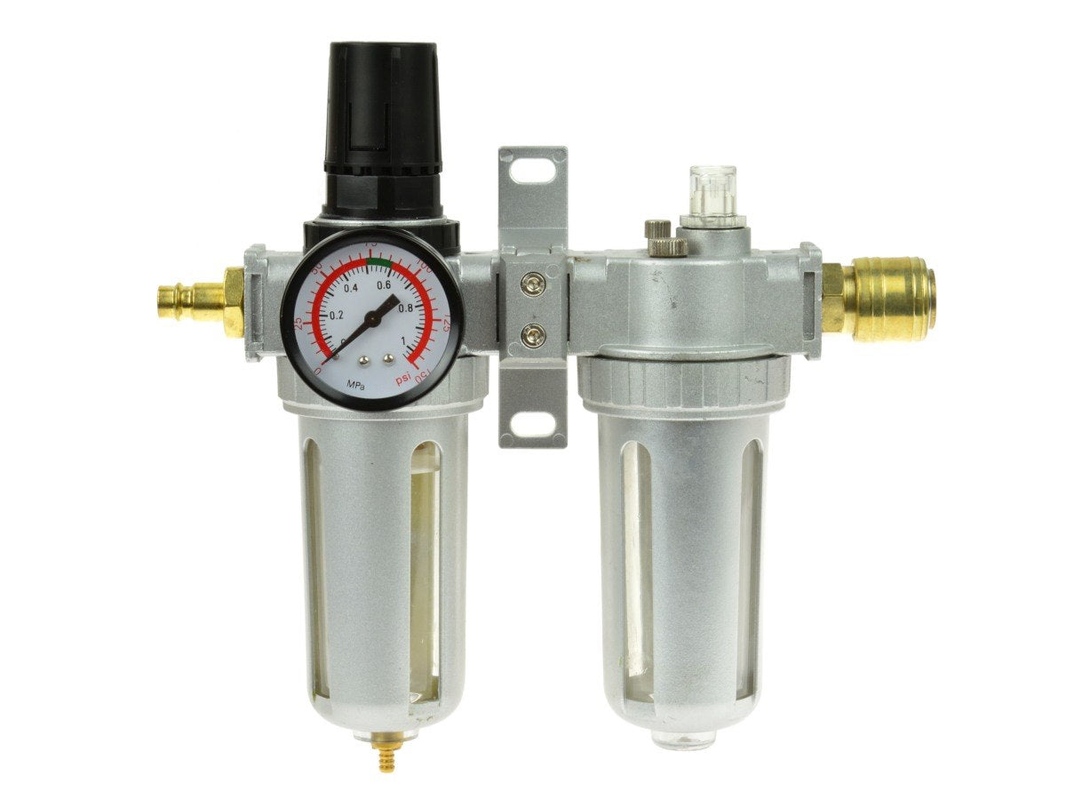 Air Filter, Regulator & Lubricator 1/2" NPT with Gauge