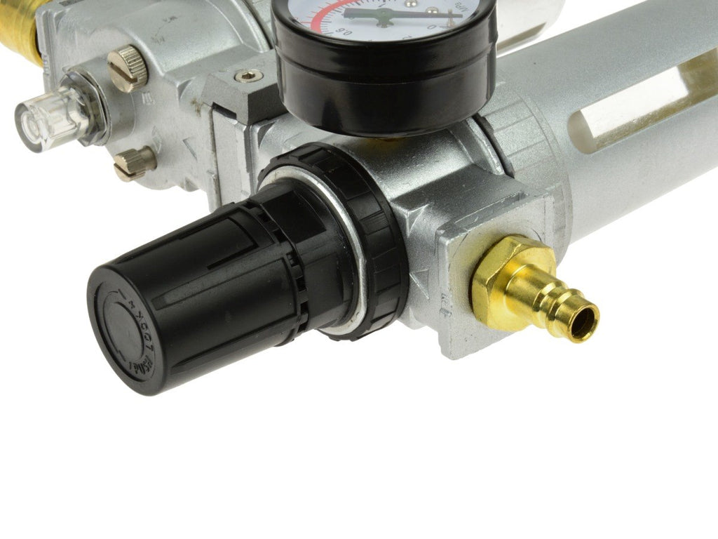 Air Filter, Regulator & Lubricator 1/2" NPT with Gauge