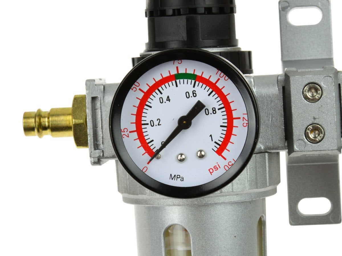 Air Filter, Regulator & Lubricator 1/2" NPT with Gauge