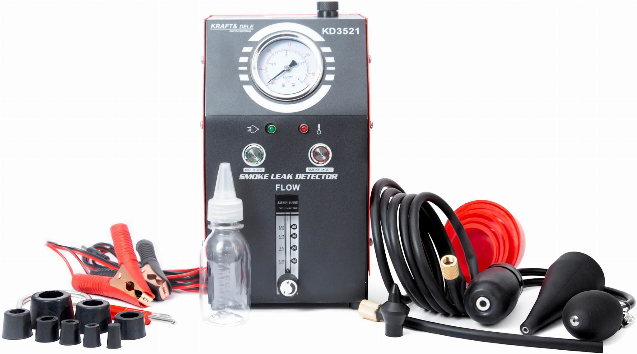 Suitsugeneraator lekete testimiseks süsteemidele 12V 9l/min 30ml KD3521