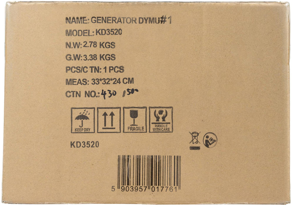 Smoke generator for leak testing systems 12V 9l/min 30ml KD3520