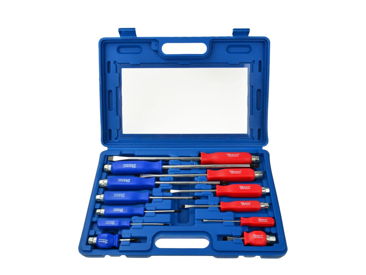 Engineers' and Mechanics' Screwdriver Set, 12 pcs, CrV