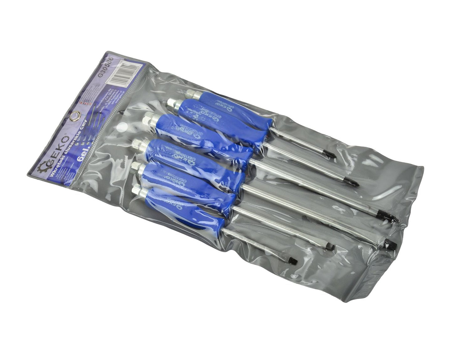 Engineers Mechanics Screwdriver Set, 6 pcs, CrV