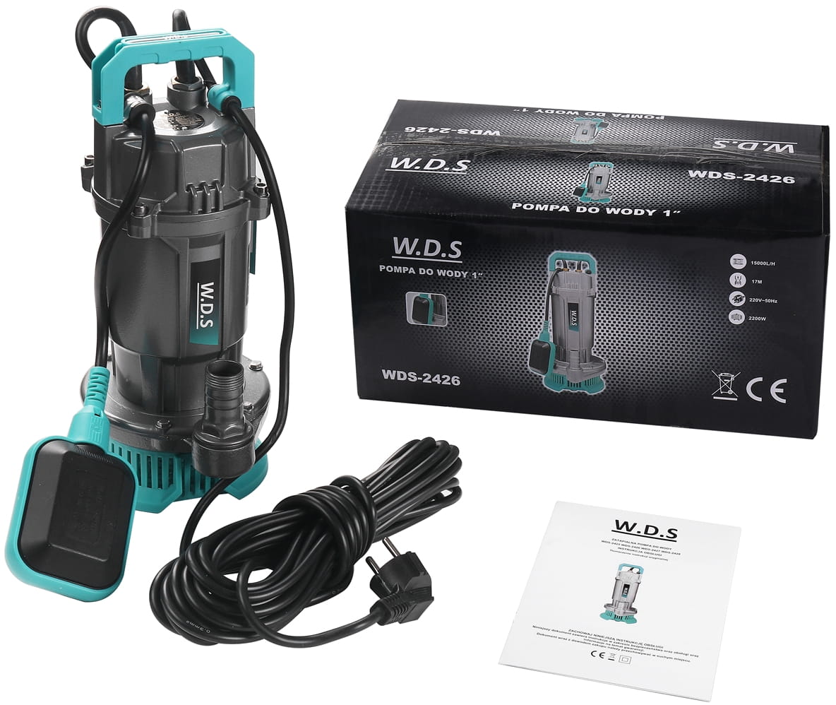 Water pump 2200W 1" 15000l/h + FLOAT WDS2426