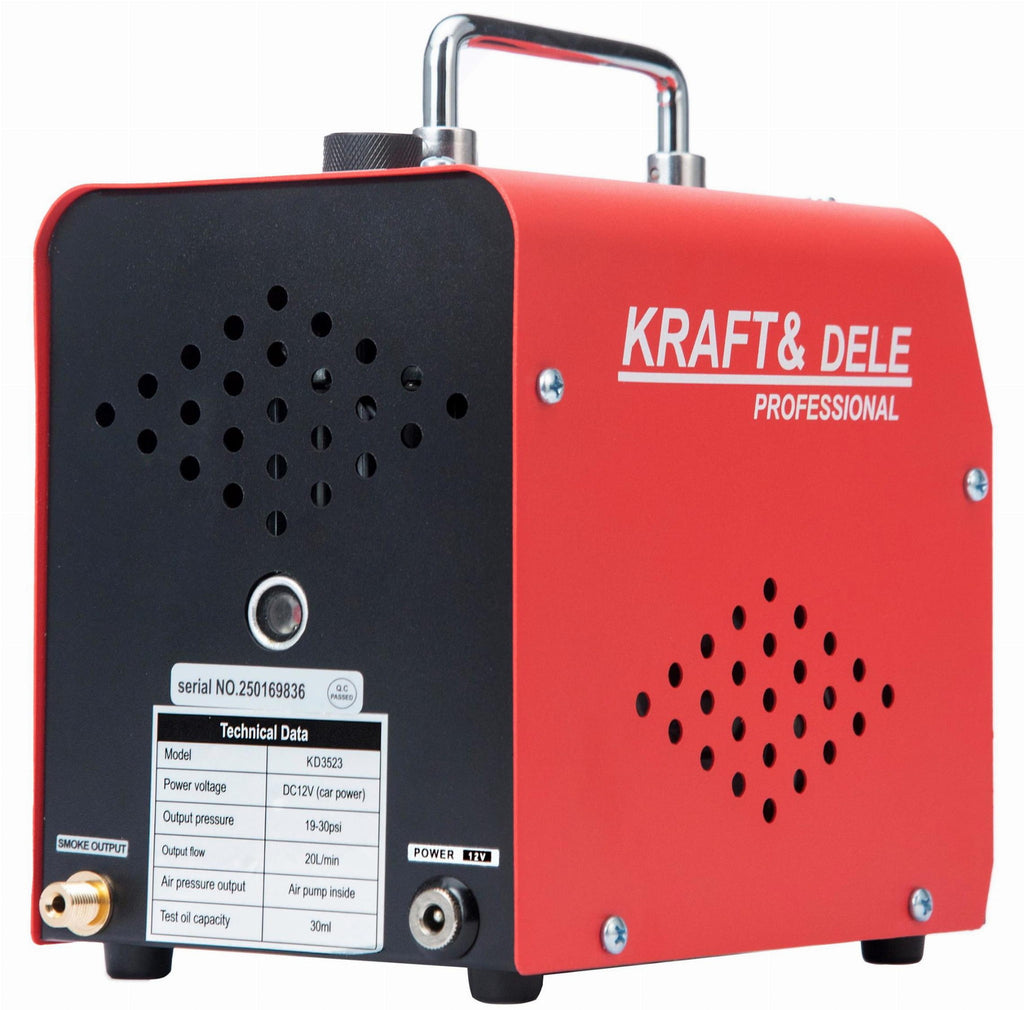 Suitsugeneraator lekete testimiseks süsteemidele 12V 20l/min 30ml KD3523