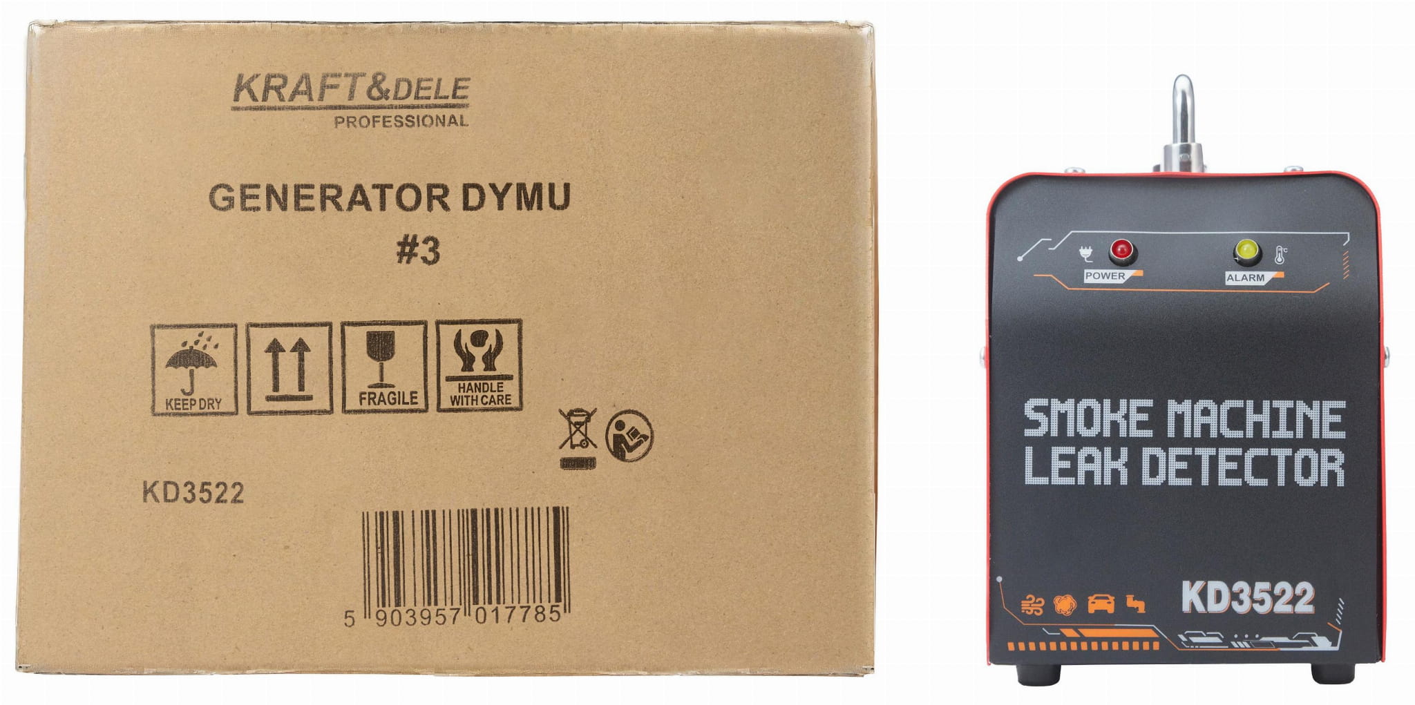 Smoke generator for leak testing systems 12V 18l/min 30ml KD3522