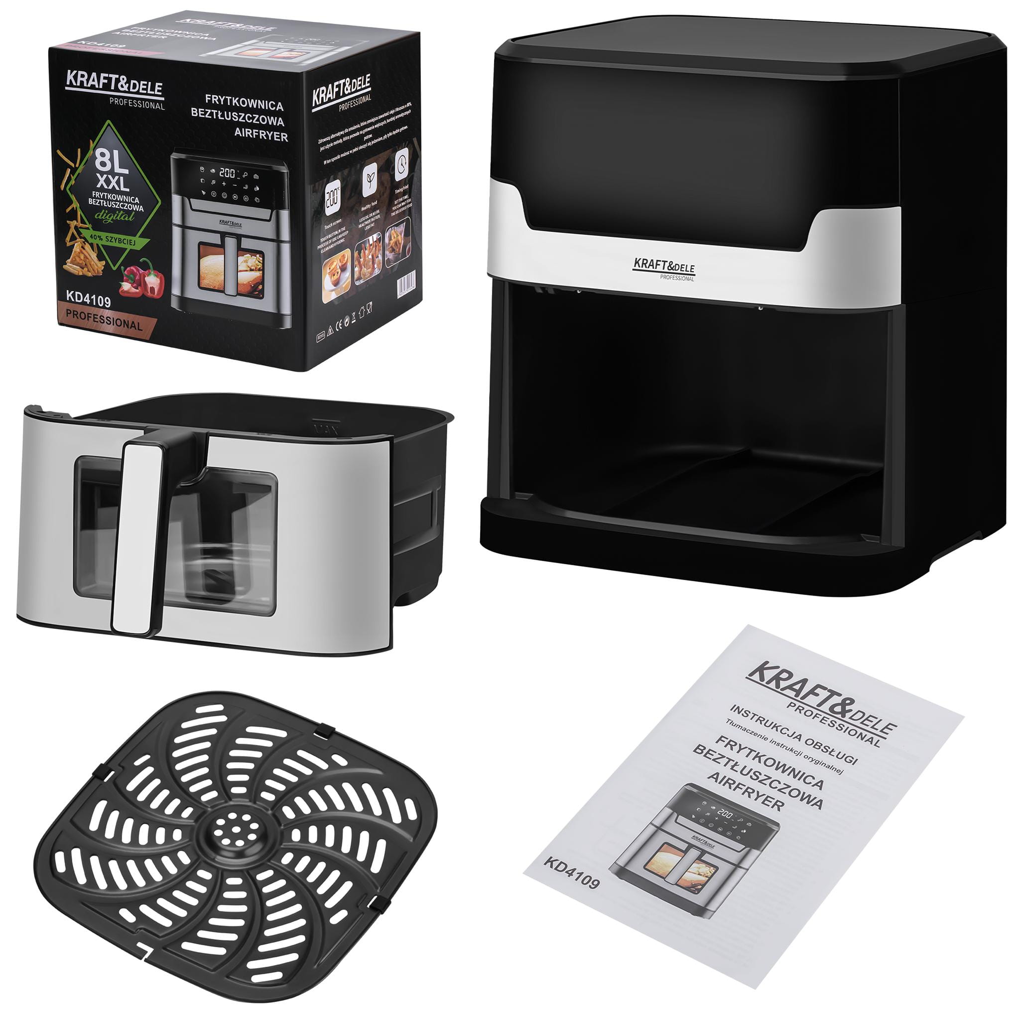 8L ÕLIVABA KUUMAÕHUFRIITÜÜR KD4109