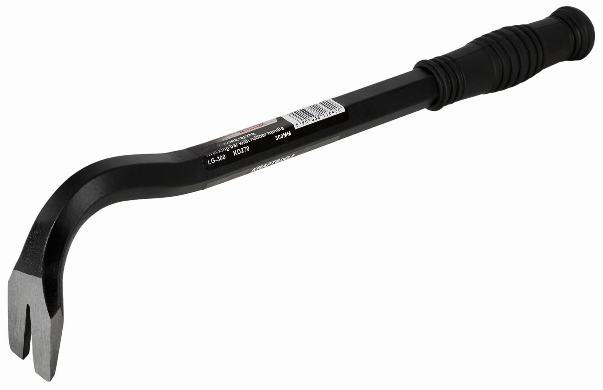 Crowbar puller 300x16mm rubber handle KD270