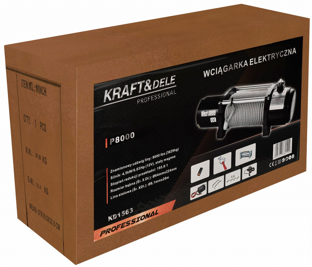 Winch - Electric Winch KD1563 8000LBS 12V