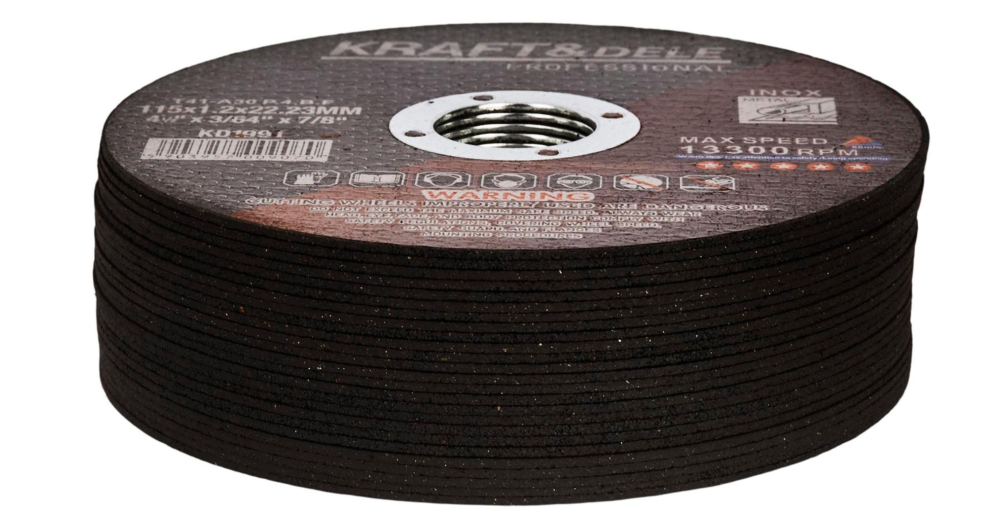 Metal cutting disc 115x1.0x22.23 mm KD1990 (VD9)