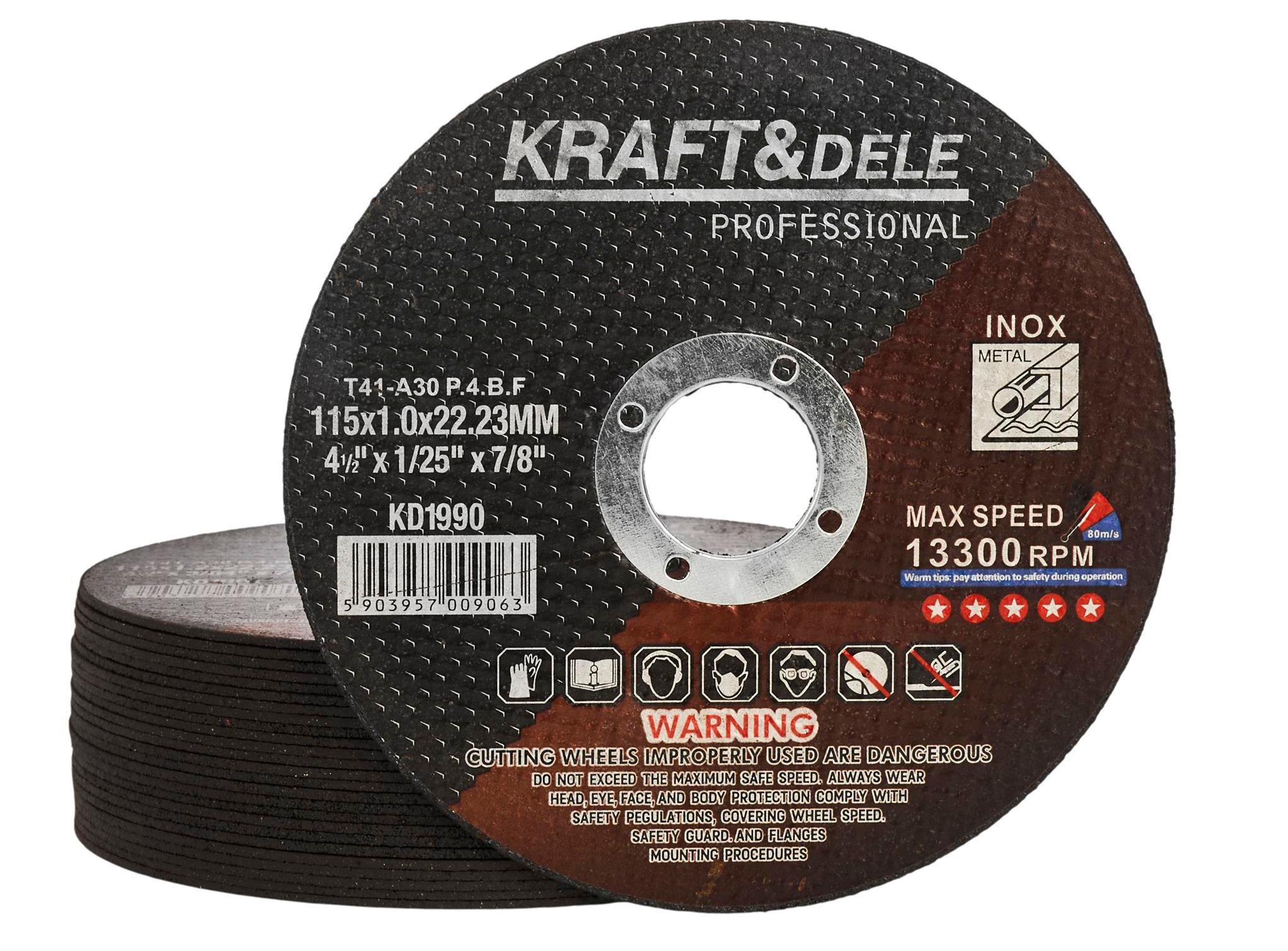 Metal cutting disc 115x1.0x22.23 mm KD1990 (VD9)