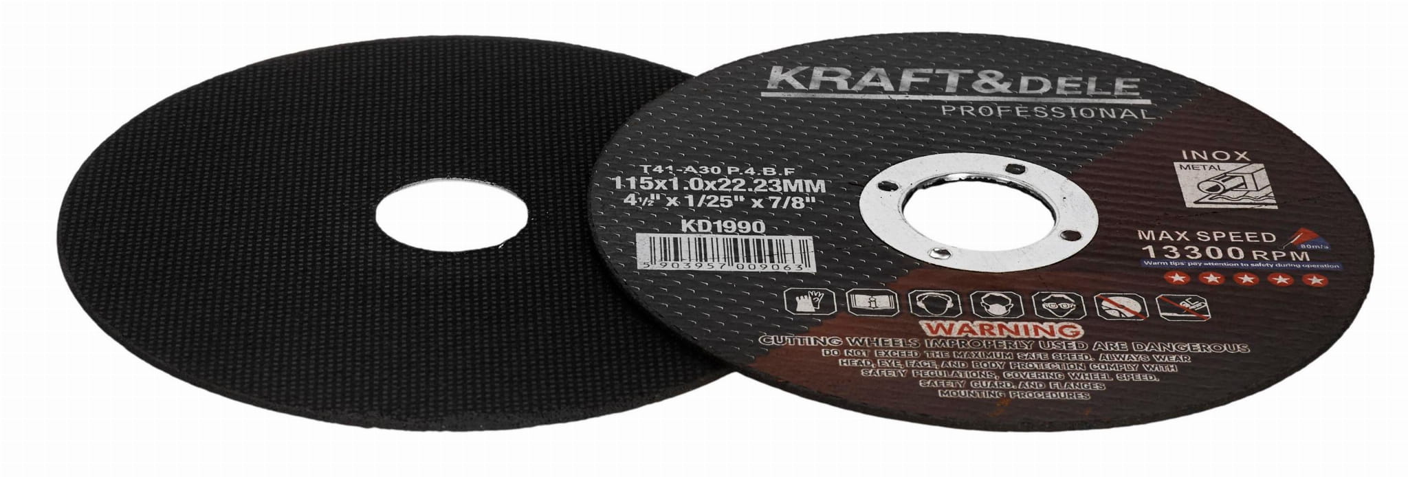 Metal cutting disc 115x1.0x22.23 mm KD1990 (VD9)
