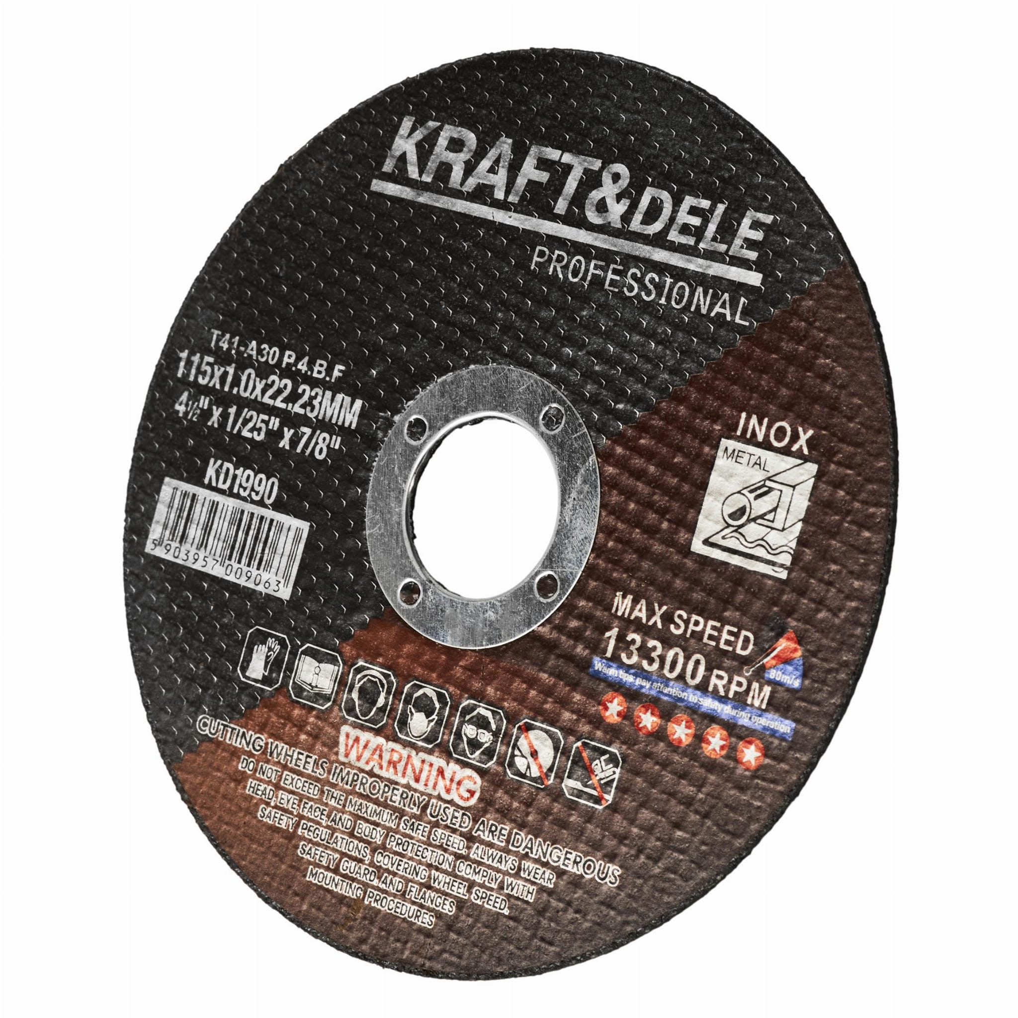 Metal cutting disc 115x1.0x22.23 mm KD1990 (VD9)