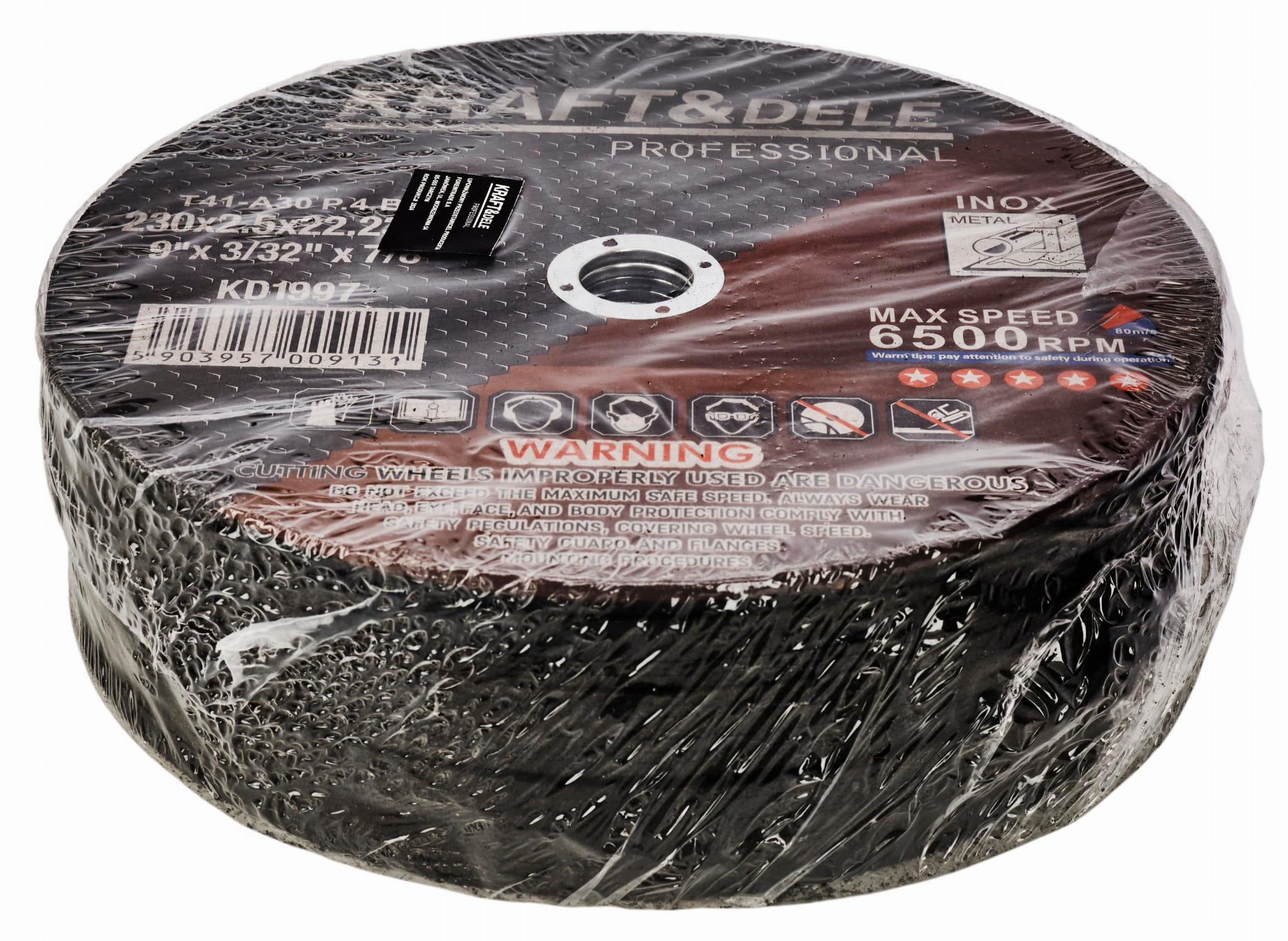 Metal cutting disc 230x2.5x22.23 mm KD1997