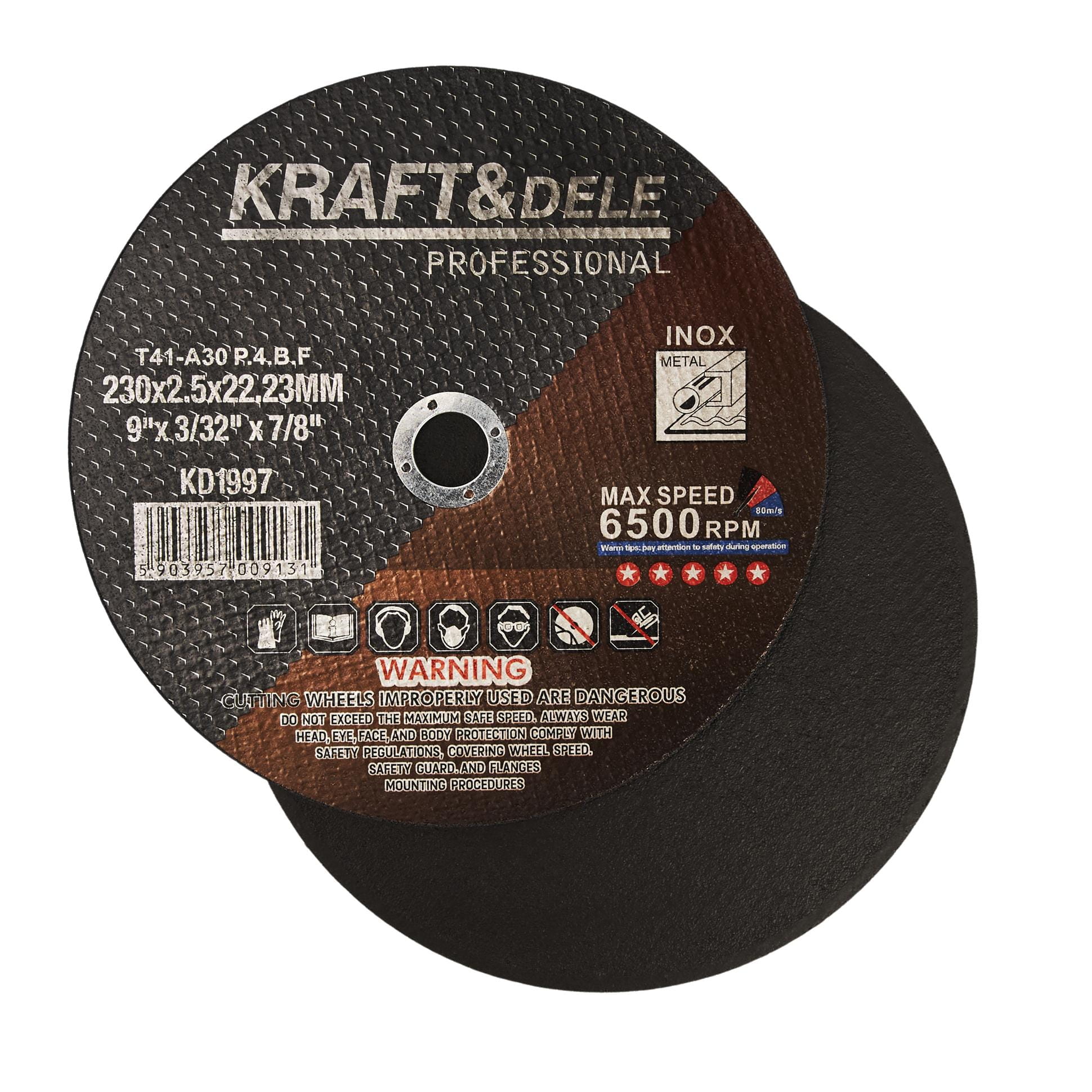 Metal cutting disc 230x2.5x22.23 mm KD1997