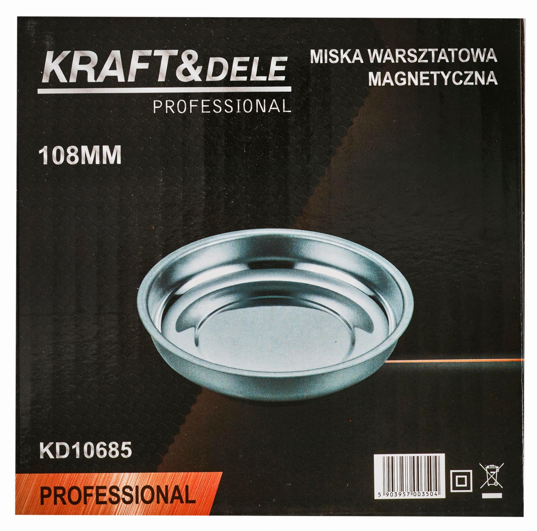 Magnetic workshop tray 108mm KD10685