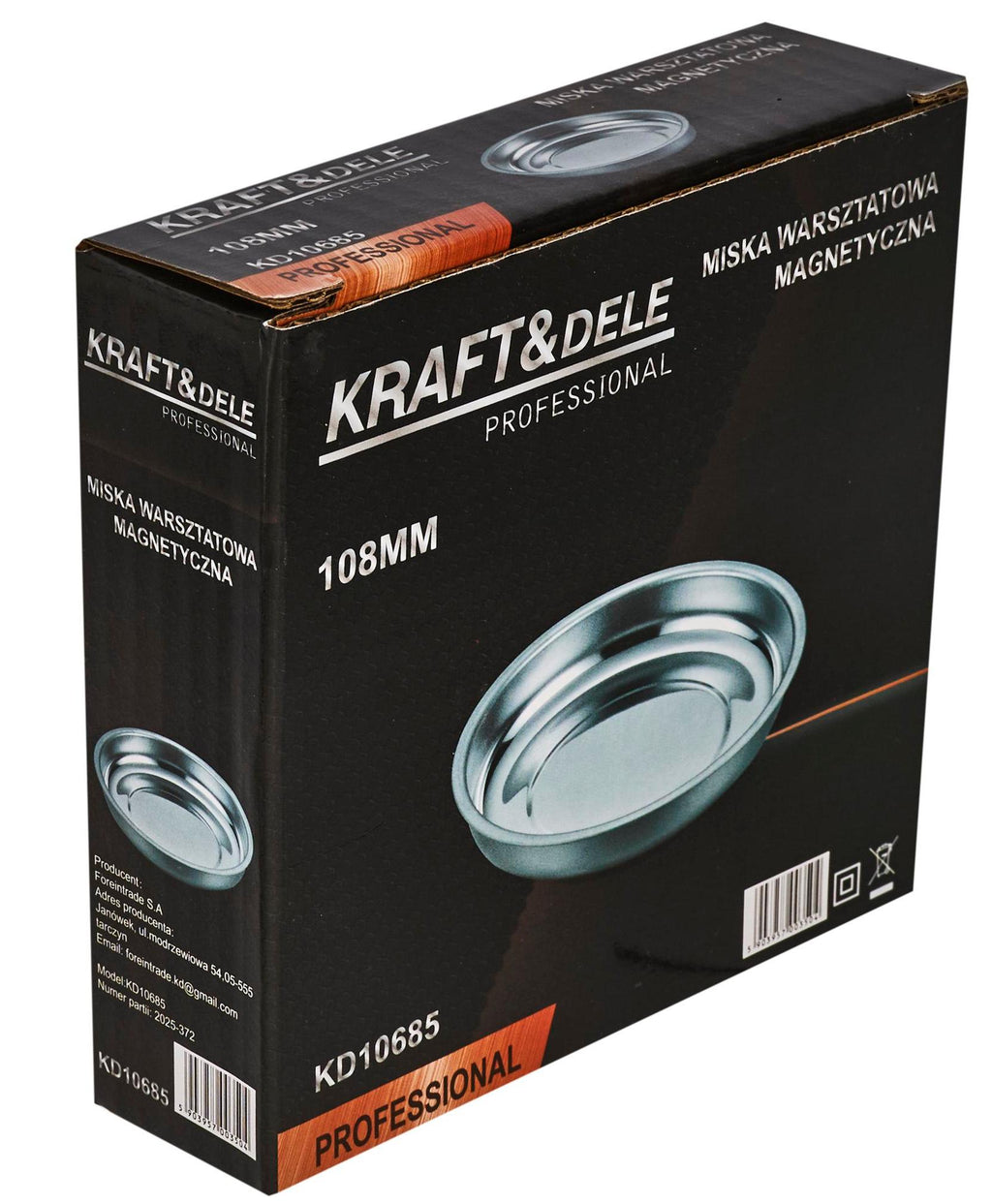 Magnetic workshop tray 108mm KD10685