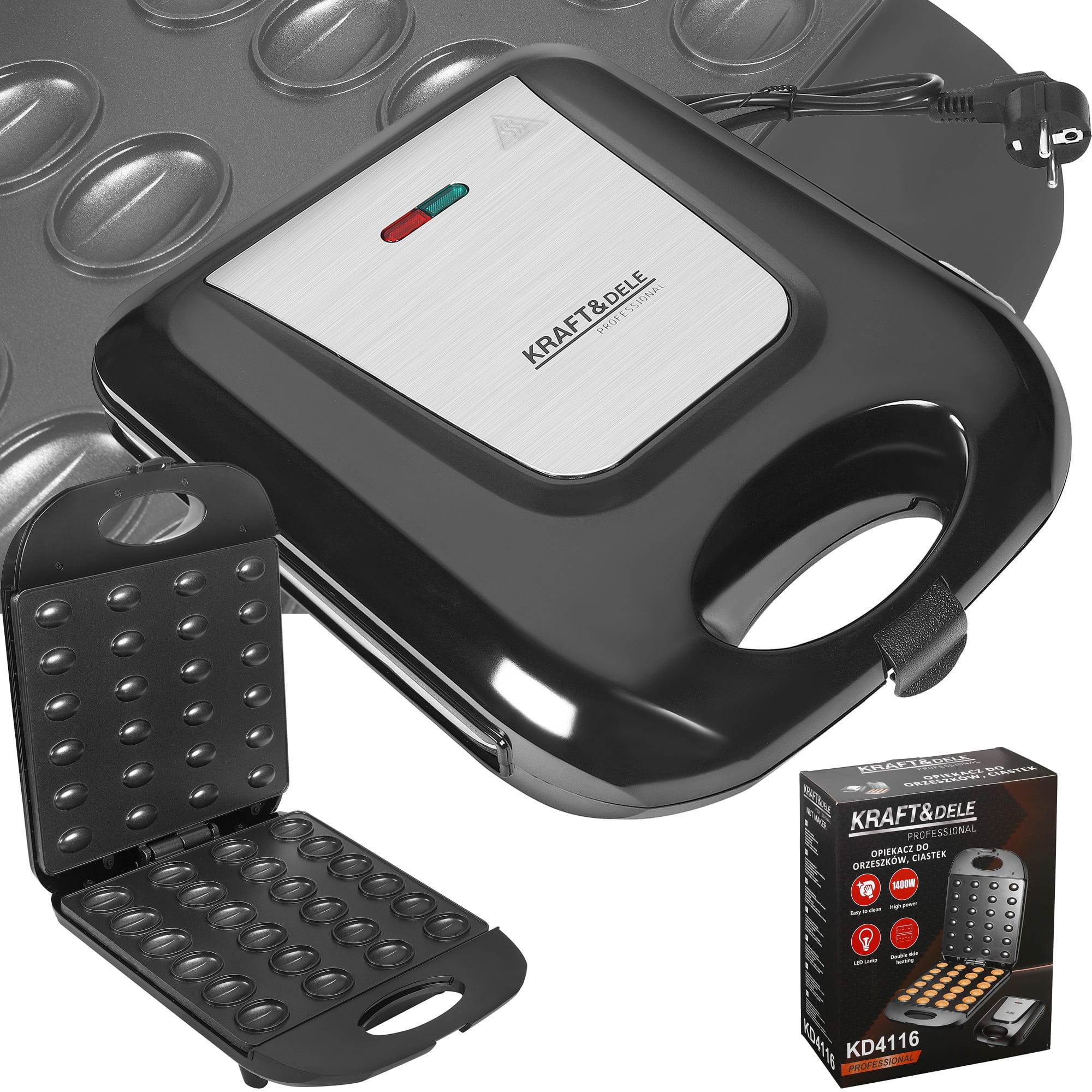 KÜPSISE JA PÄHKLI RÖSTER 1400W KD4116