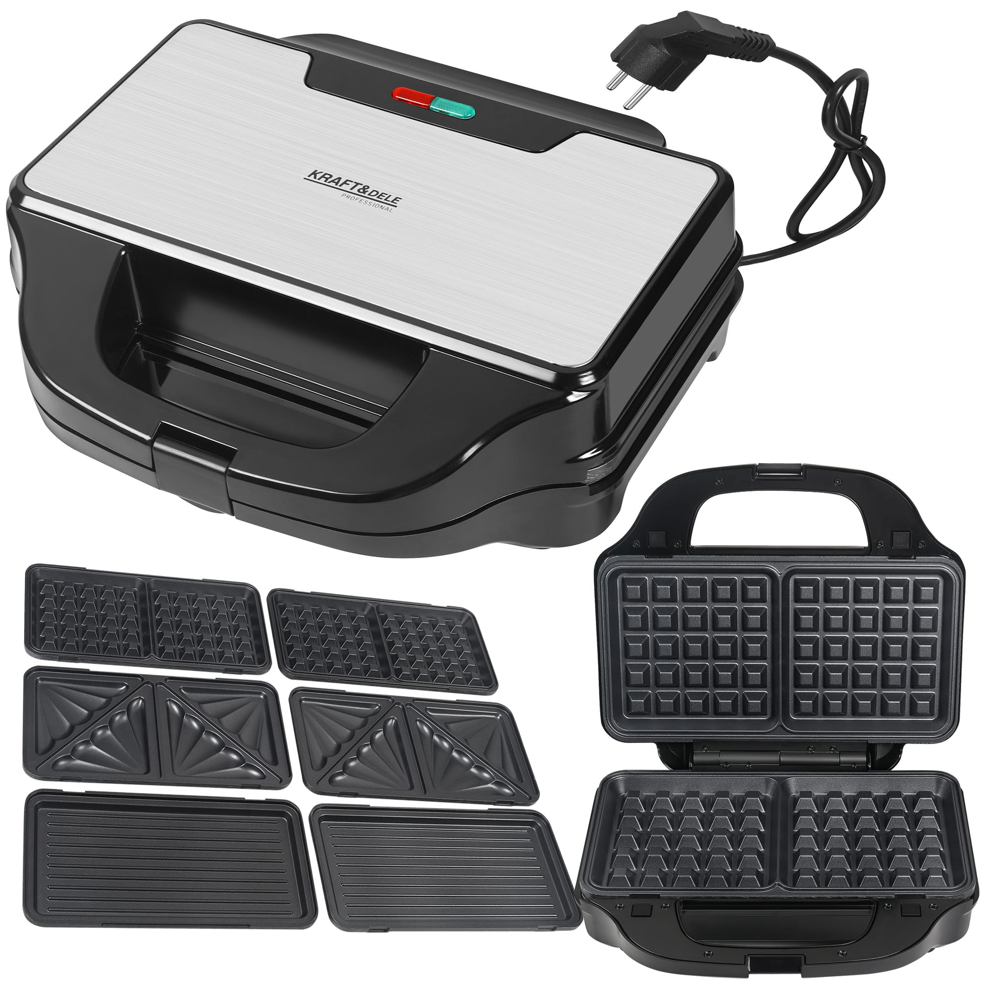 Electric toaster with interchangeable plates 1500W KD4133