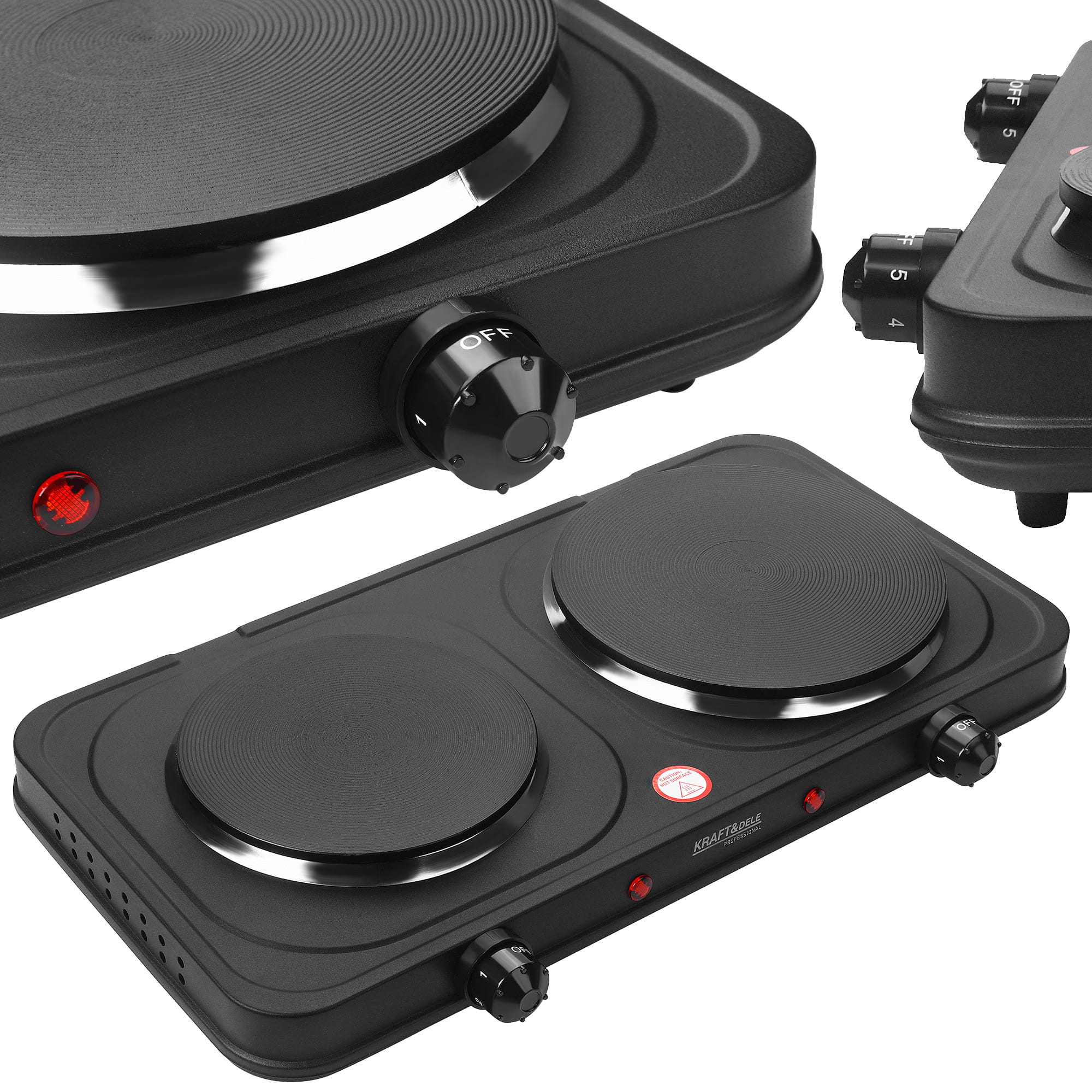 Electric stove 2600W 155+185mm KD4166