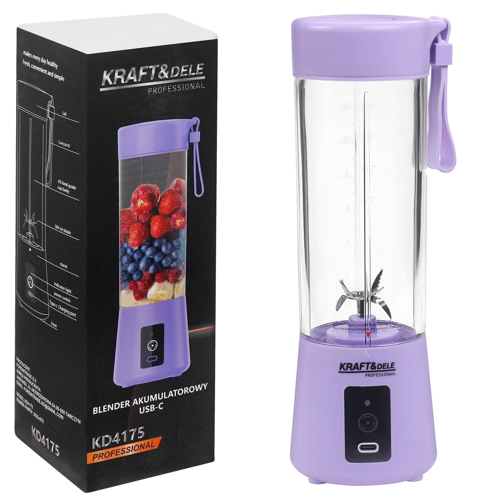 Cordless USB-C Blender 400ml / 2x3000mAh KD4175