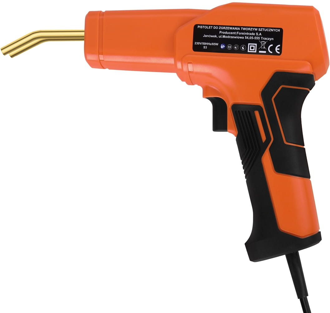 PLASTIC WELDER SOLDERING IRON 85W FOR PLASTIC + ACCESSORIES STAPLES KD11295