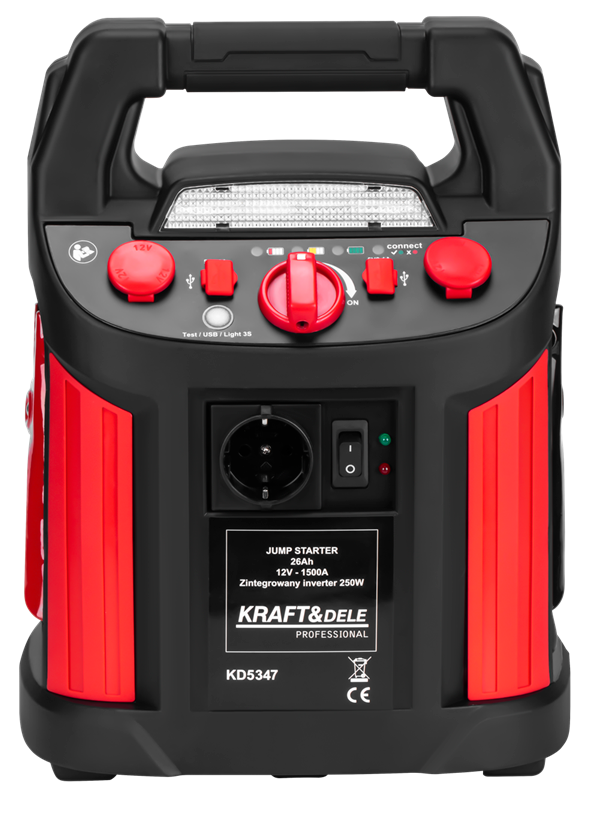 JUMP-STARTER 1200/700A 26Ah 12V INVERTER KD5347