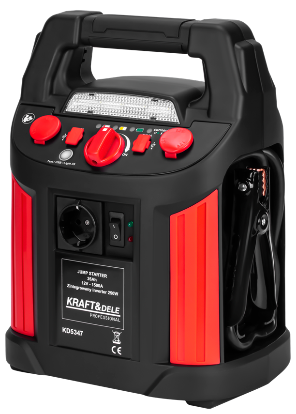 JUMP-STARTER 1200/700A 26Ah 12V INVERTER KD5347