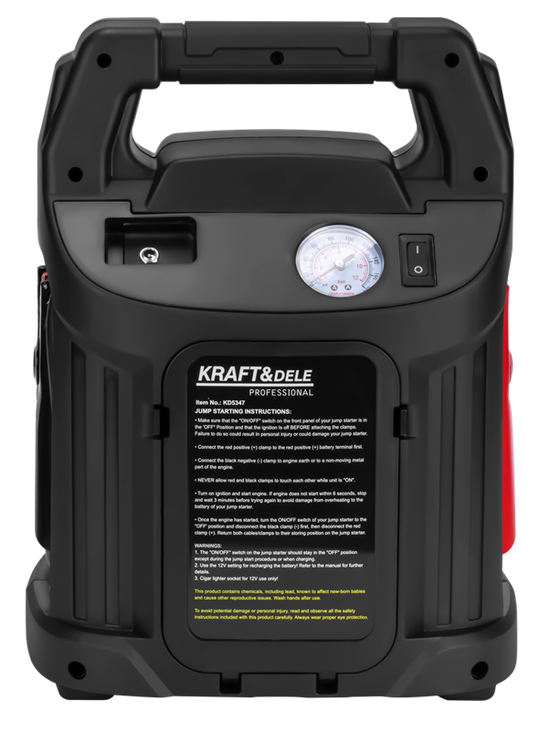 JUMP-STARTER 1200/700A 26Ah 12V INVERTER KD5347